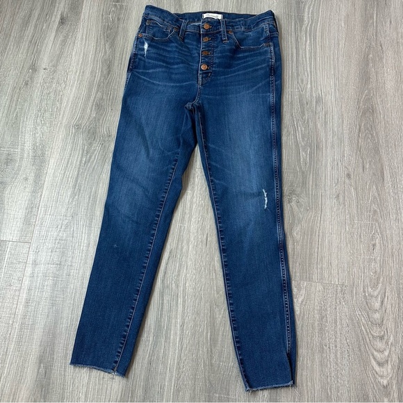 Madewell Denim - 30 - Madewell 10” Button Fly High Rise Skinny Jeans - Excellent Condition